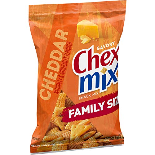 Chex Mix Cheddar Savory Snack Mix, 15 Oz