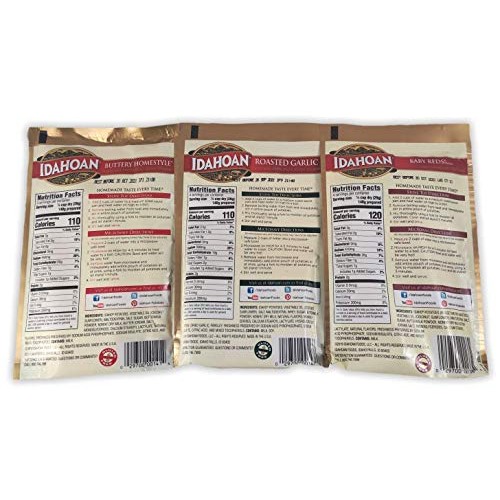 Idahoan Instant Mashed Potatoes Variety 4 Oz X 6 Pack And Mcco