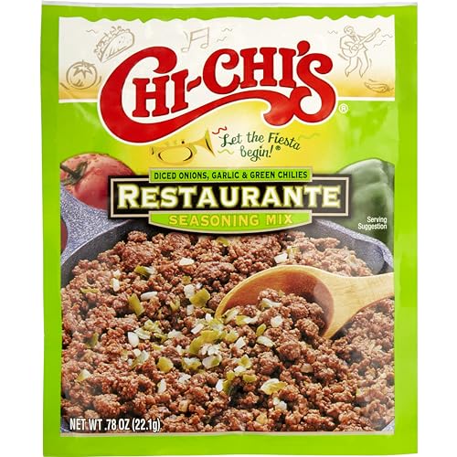Chi-Chi’s Fiesta Restaurante Seasoning Mix, 0.78 Ounce Pack of 8