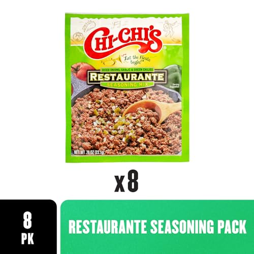 Chi-Chi’s Fiesta Restaurante Seasoning Mix, 0.78 Ounce Pack of 8