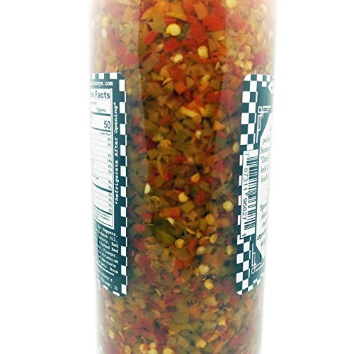 Hot Giardiniera Relish | Minced Chicago Giardiniera Spread By Ch