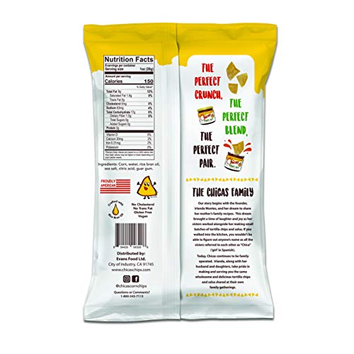 Chicas Original Corn Tortilla Chips 8 Oz 4-Pack Chicas Original Corn Tortilla Chips 8 Oz 4-Pack
