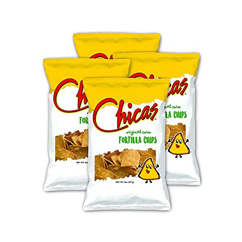 Chicas Original Corn Tortilla Chips 8 Oz 4-Pack Chicas Original Corn Tortilla Chips 8 Oz 4-Pack