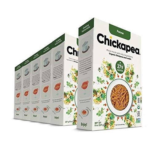 Chickapea Organic Chickpea And Red Lentil Pasta - Gluten-Free, V