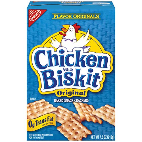 Nabisco Chicken In A Biskit Baked Snack Crackers, Original, 7.5