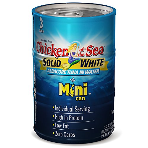 Chicken Of The Sea 3Piece Tuna In Water, Albacore Solid White, 0