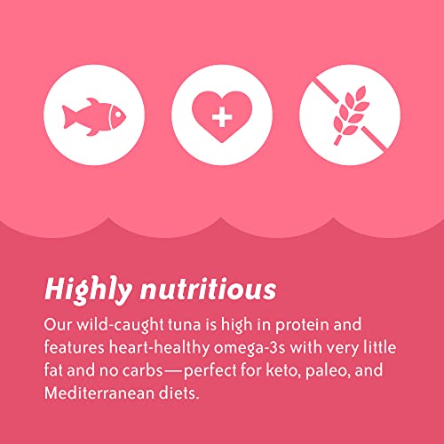 Chicken of the Sea Chunk Light Tuna in Water, Wild Caught Tuna, ...