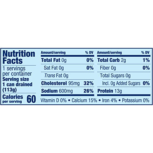 Chicken Of The Sea Crab, White, 6-Ounce Packages Pack Of 12