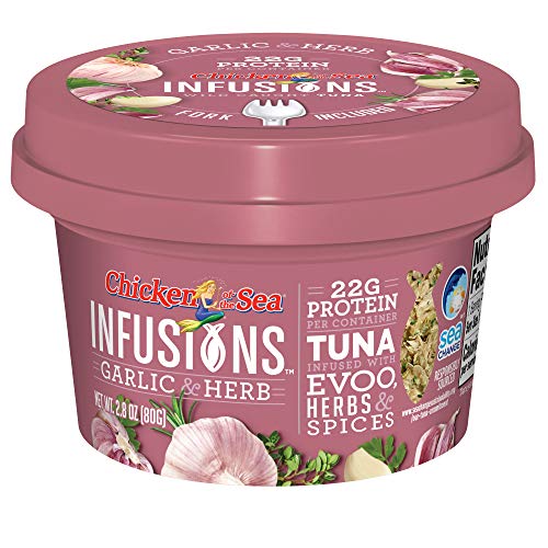 Chicken Of The Sea Infusions Tuna, Garlic &Amp; Herb, 2.8 Oz Cups P