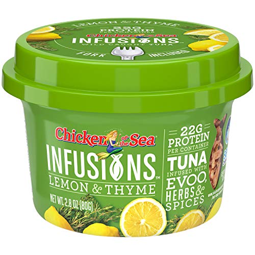 Chicken Of The Sea Infusions Tuna, Lemon &Amp; Thyme, 2.8 Oz Cups P