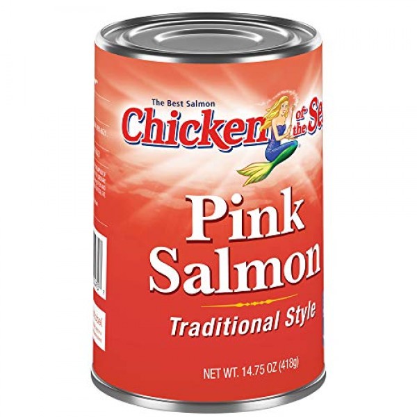 Chicken Of The Sea Pink Salmon, Traditional, 14.75 Oz