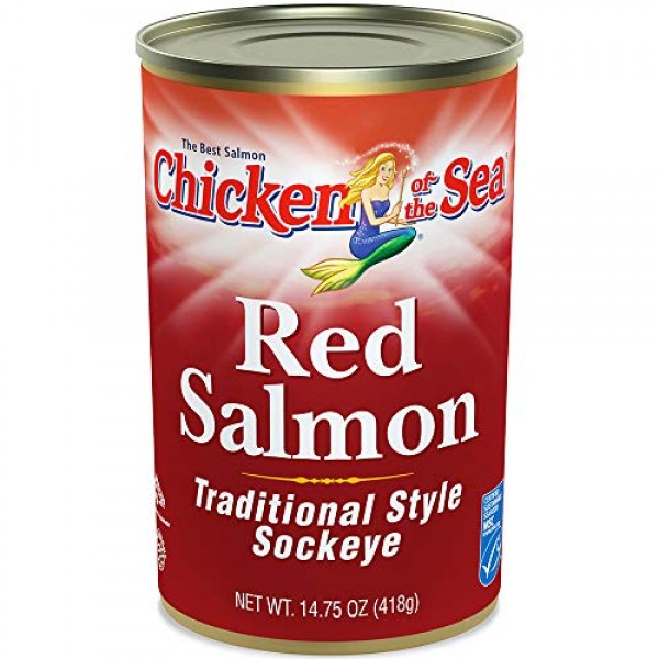 Chicken Of The Sea Red Salmon, 14.75 Ounce Cans Pack Of 12