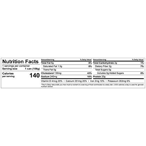 Chicken of the Sea Sardines in Mustard Sauce, Wild Caught, 3.75 ...