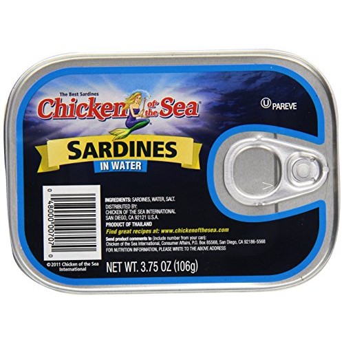 Chicken Of The Sea Sardines In Water, 3.75 Oz