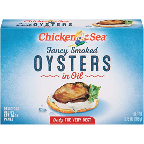 Chicken Of The Sea Smoked Oyster In Oil, 3.75 Ounce -- 18 Cans P