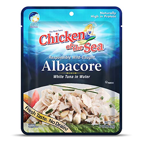 Chicken Of The Sea Solid Pouch, White Tuna, 5 Ounce