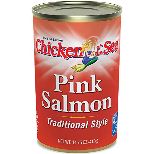 Chicken Of The Sea Traditional Pink Salmon, 14.75-Ounce Pack Of
