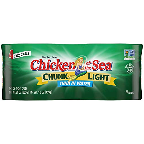 Chicken Of The Sea Tuna Chunk Light In Water 4 5-Ounce 20-Ounce