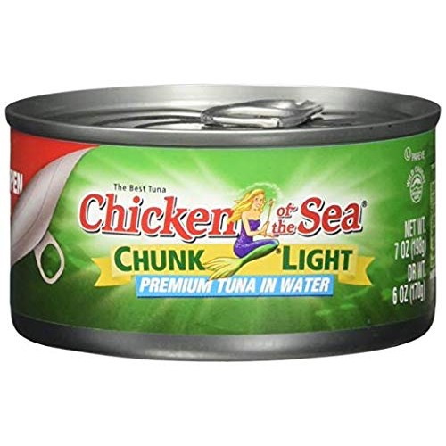 Chicken Of The Sea Tuna Chunk Light In Water, Premium Tuna In Wa