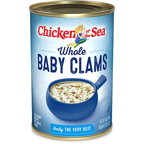 Chicken Of The Sea Whole Baby Clams, 10 Ounce Cans Pack Of 12