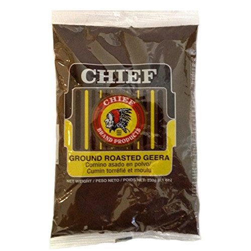 Chief Roasted Geera Ground Cumin Seeds 230G, 8.1 Oz