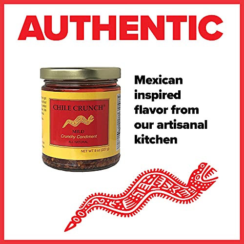 Chile Crunch - A Crunchy All Natural Spicy Condiment Mild - 1 Jar