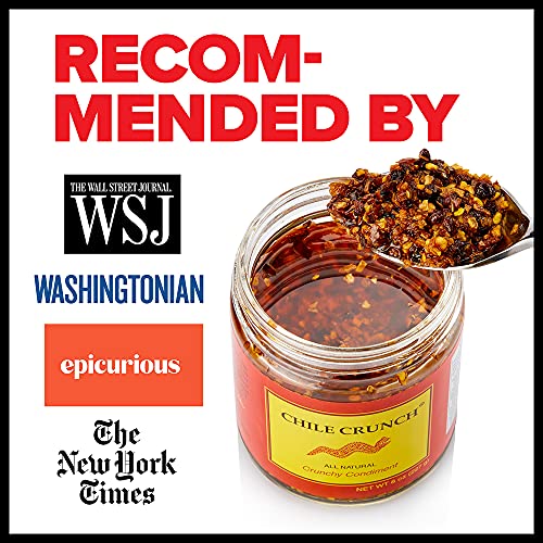 Chile Crunch - A Crunchy All Natural Spicy Condiment Mild - 1 Jar