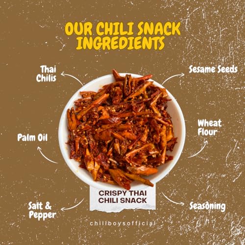Crispy Thai Chili Snack, Ready To Eat, 120 g. Bag, Authentic Cri... Crispy Thai Chili Snack, Ready To Eat, 120 g. Bag, Authentic Cri...