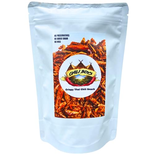 Crispy Thai Chili Snack, Ready To Eat, 120 g. Bag, Authentic Cri... Crispy Thai Chili Snack, Ready To Eat, 120 g. Bag, Authentic Cri...