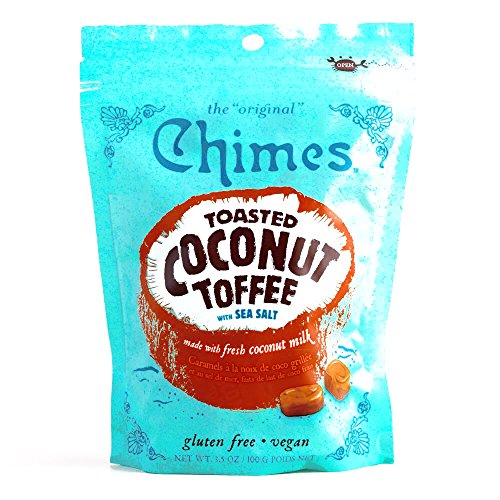 Chimes Toasted Coconut Toffee 3.5 Oz Each 5 Items Per Order
