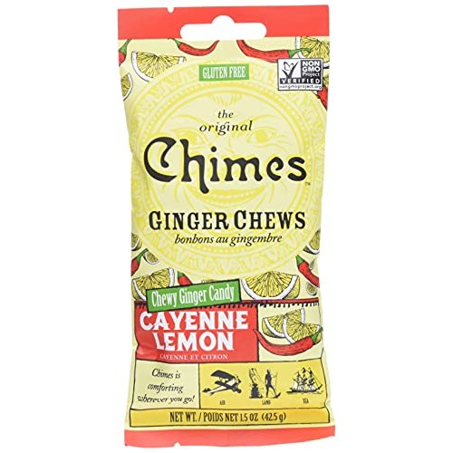 Ginger Chews Cayenne Lemon Ginger Chews 1.5 Oz
