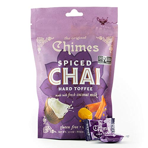 Chimes Coconut Spiced Chai Hard Toffee Candy Pack of 2