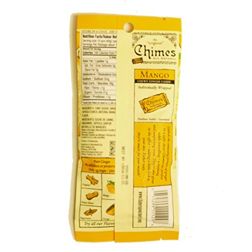 Chimes Ginger Chews - Variety 3 Pack - Original, Mango, And Orange