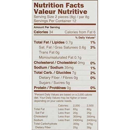 Chimes Toasted Coconut Toffee With Sea Salt, 3.5 Ounce Pack Of 12