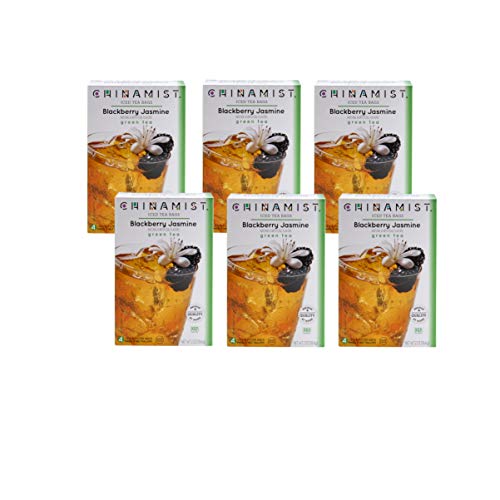 China Mist Iced Tea Brew-at-Home Iced Green Tea, Blackberry Jasm...