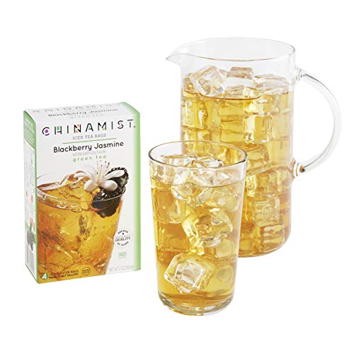 China Mist Iced Tea Brew-at-Home Iced Green Tea, Blackberry Jasm...