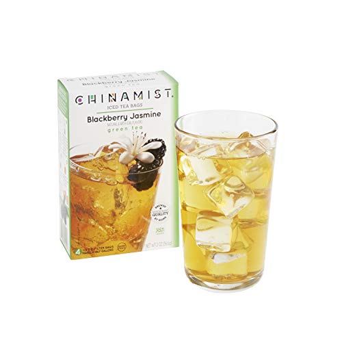 China Mist Iced Tea Brew-at-Home Iced Green Tea, Blackberry Jasm...