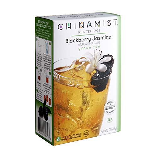 China Mist Iced Tea Brew-at-Home Iced Green Tea, Blackberry Jasm...