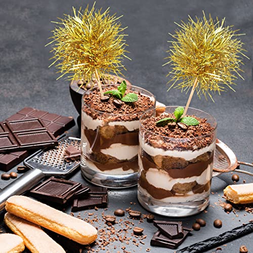 100 Pcs Firework Cupcake Topper Graduation Cupcake Toppers Foil