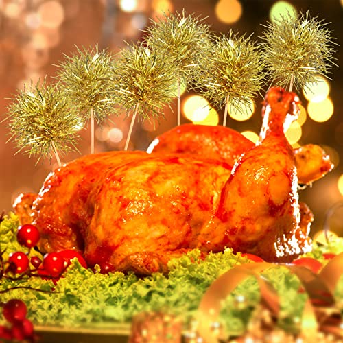 100 Pcs Firework Cupcake Topper Graduation Cupcake Toppers Foil