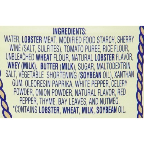 Chincoteague Seafood Lobster Bisque, 15-Ounce Cans Pack Of 12