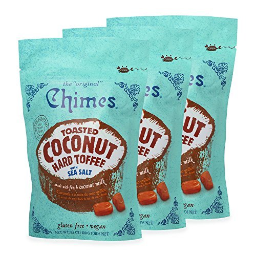 Chimes Toasted Coconut Toffee With Sea Salt Candy 3.5 Oz. - Pack