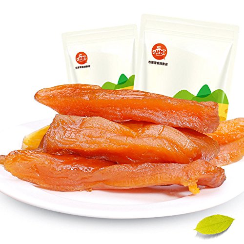 天然无糖china Food Snacks 朱小二 黄金地瓜干500G/袋 Dried Sweet