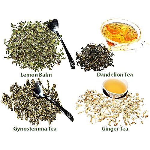 Chinese Tea Culture Tea Sampler, 4 Herbal Teas, Decaffeinated, G...