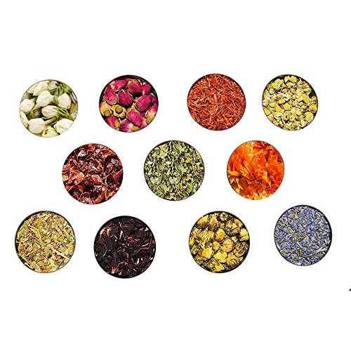Tea Sampler - Flower Tea - Decaffeinated - Herbal - Chrysanthemu