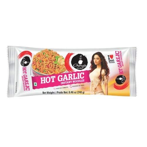 Nt# Chings Hot Garlic Instant Noodles - By Sonnamera 240G -Chin Nt# Chings Hot Garlic Instant Noodles - By Sonnamera 240G -Chin