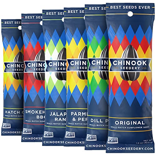 Chinook Seedery Roasted Jumbo Sunflower Seeds - Keto Snacks - Be...