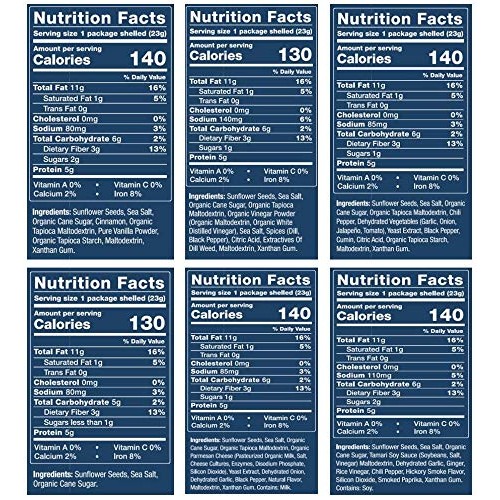 Chinook Seedery Roasted Sunflower Seeds, Gluten Free, Non Gmo, 6