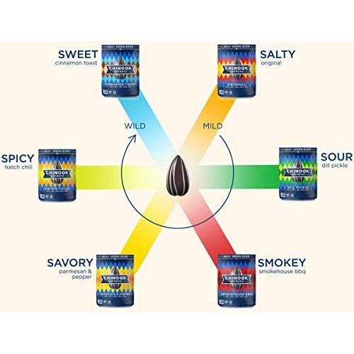 Chinook Seedery Roasted Sunflower Seeds, Gluten Free, Non Gmo, 6