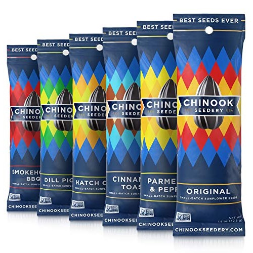 Chinook Seedery Roasted Sunflower Seeds, Gluten Free, Non Gmo, 6